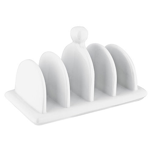 Judge 4 Slot Toast Rack White
