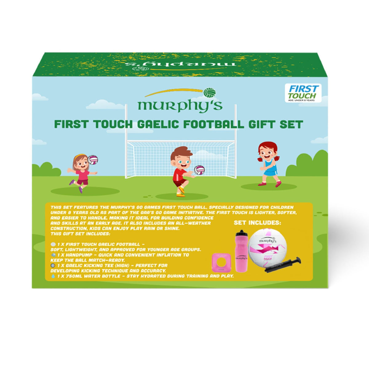 Murphy's First Touch Gaelic Football Gift Set - Pink