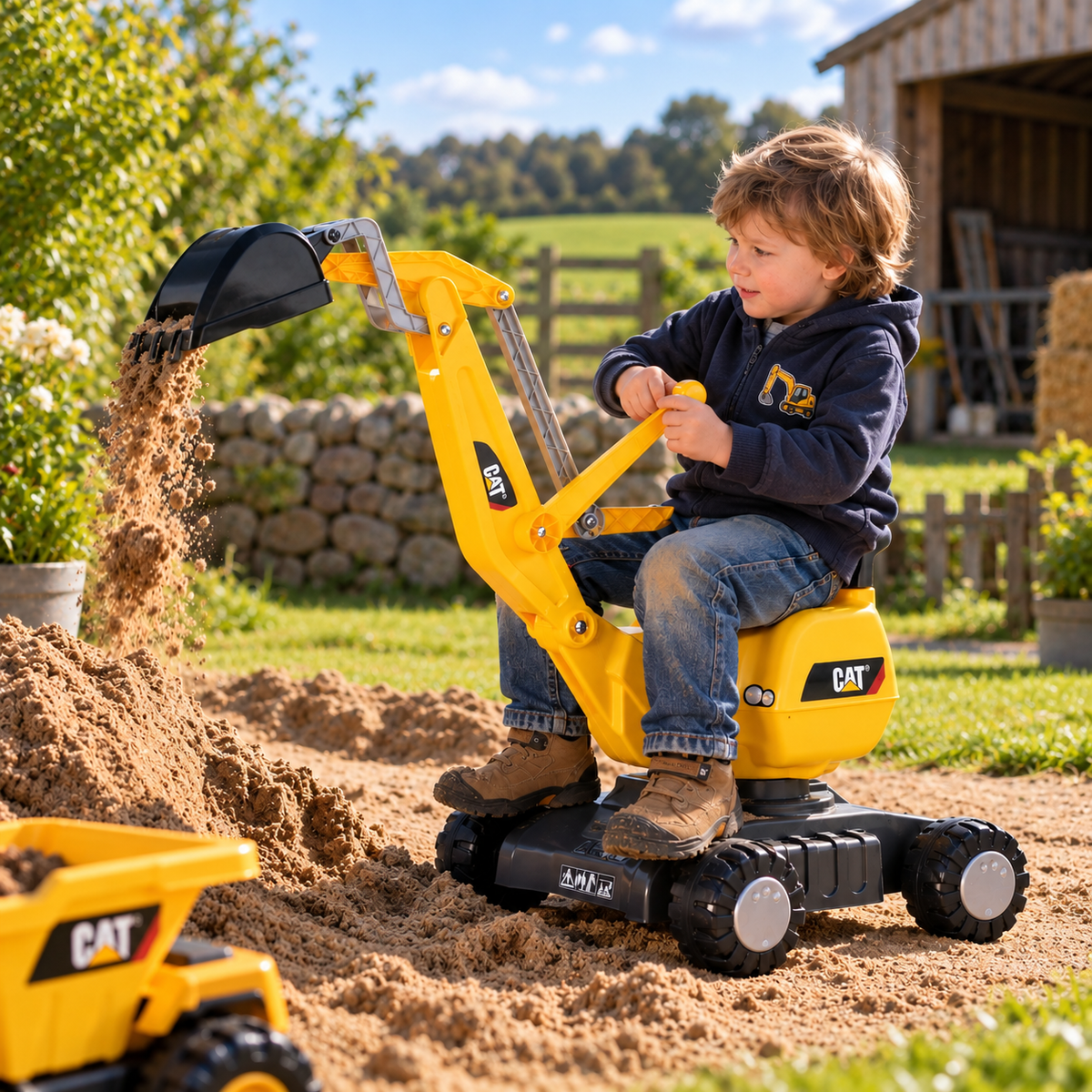 Rolly CAT Ride On Excavator Digger - RIDE ON TRACTORS & ACCESSORIES - Beattys of Loughrea
