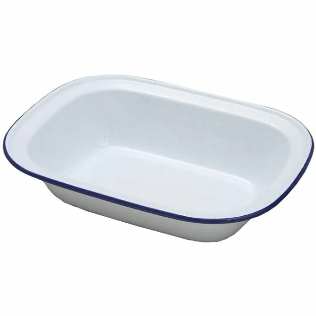 26cm Enamel Pie Dish - ENAMELWARE/JARS/TRAYS - Beattys of Loughrea