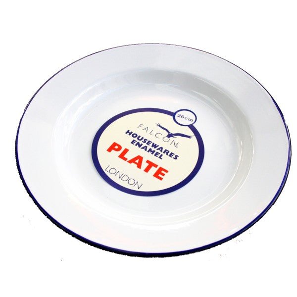 26cm Round Enamel Pie Plate - ENAMELWARE/JARS/TRAYS - Beattys of Loughrea
