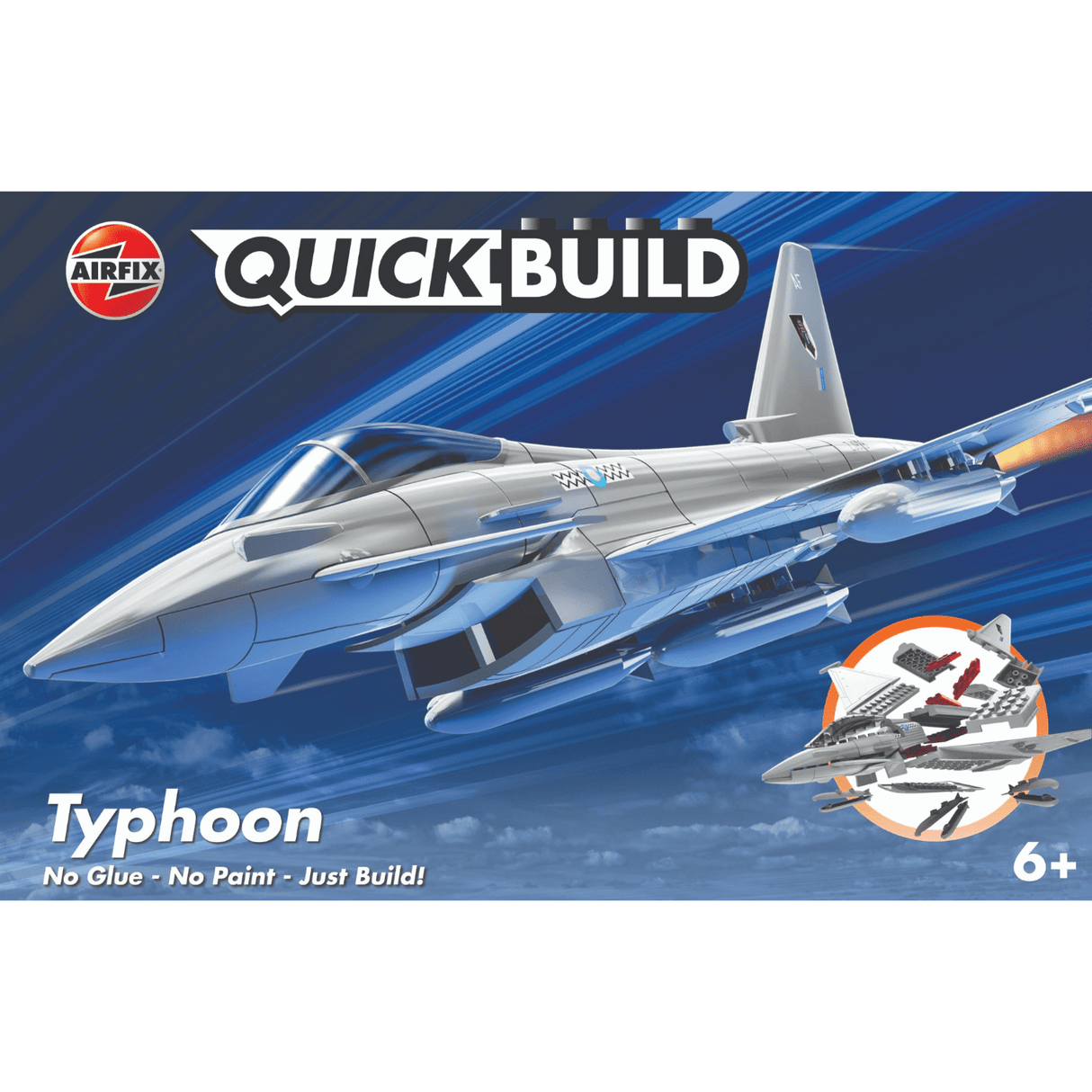 Airfix QUICKBUILD Eurofighter Typhoon J6002 - ART & CRAFT/MAGIC/AIRFIX - Beattys of Loughrea