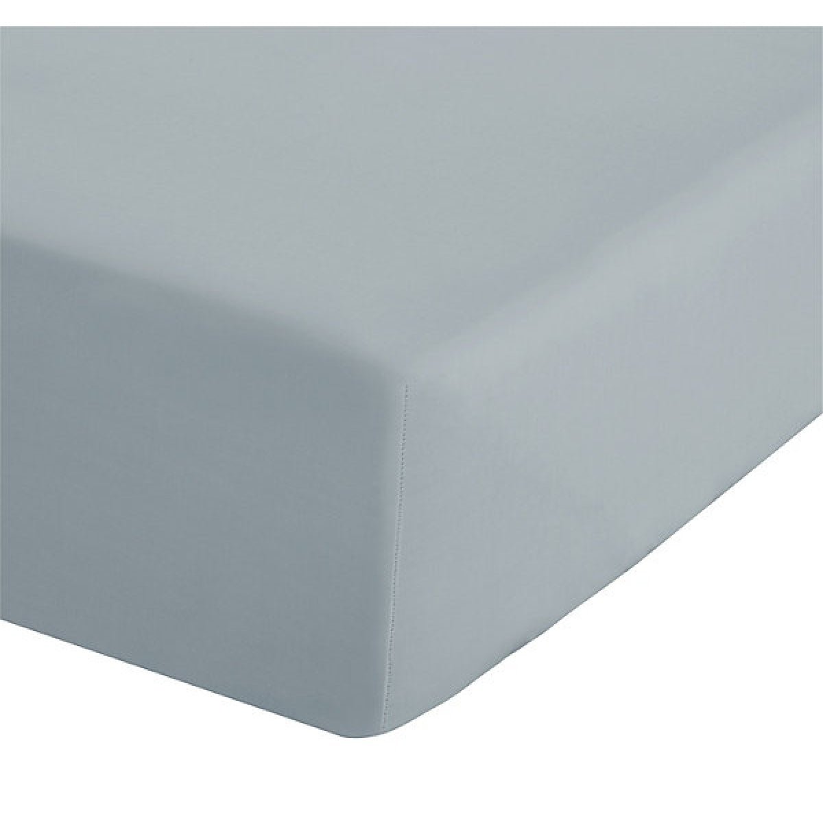 Catherine Lansfield Easy Iron Percale Combed Single Fitted Sheet 25cm Depth Duck Egg Blue - SHEETS/VALANCE/MATTRESS COVER - Beattys of Loughrea
