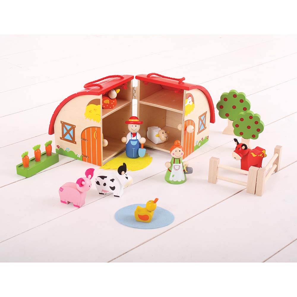 Bigjigs Mini Farm Playset - BABY TOYS - Beattys of Loughrea