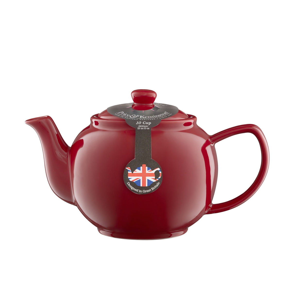Price & Kensington Red 10 Cup Teapot - TEA/COFFEE MAKER/BODUM/MILLS - Beattys of Loughrea
