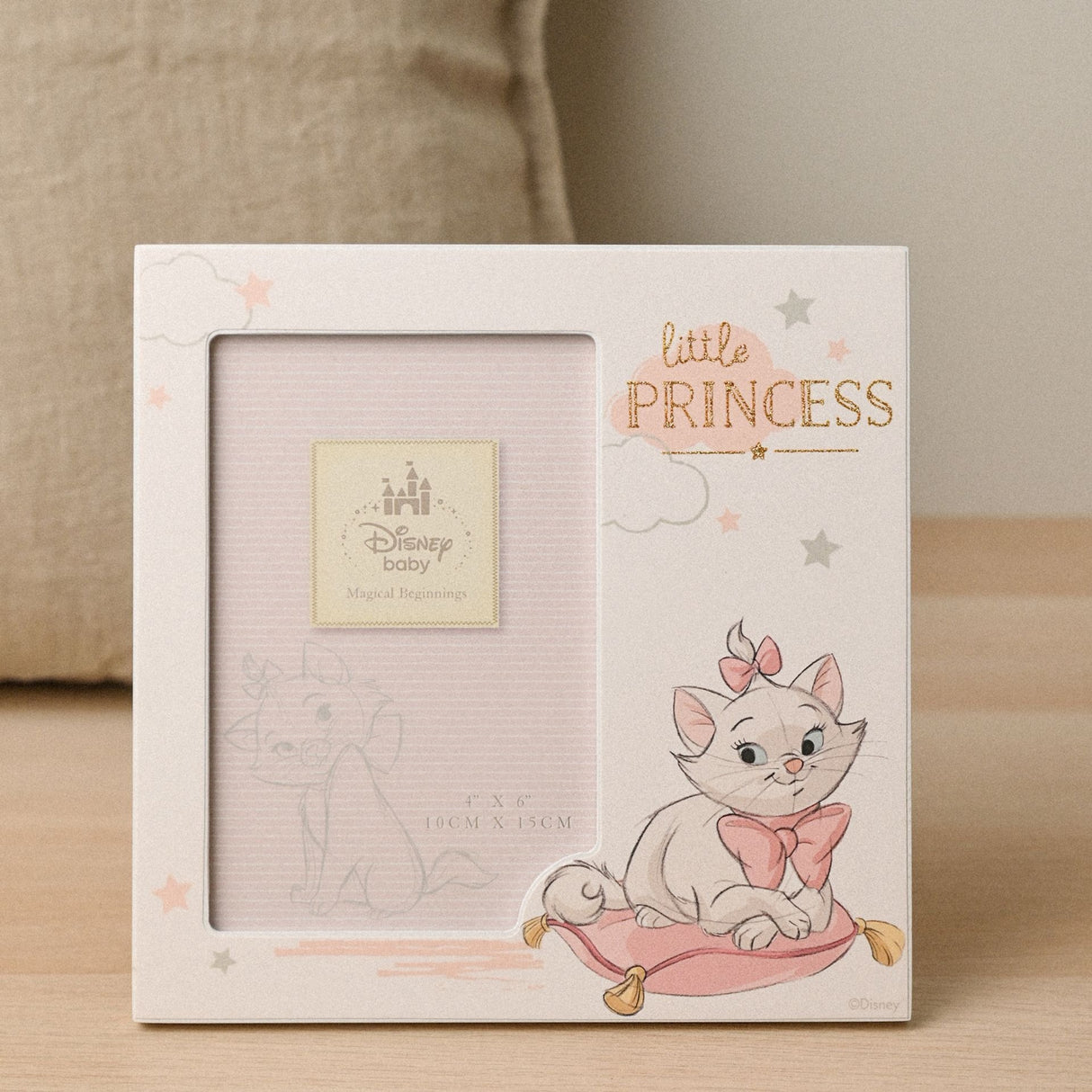 Disney Magical Beginnings Frame 4" x 6" Little Princess - PHOTO FRAMES - PLATED, GILT, STONE - Beattys of Loughrea