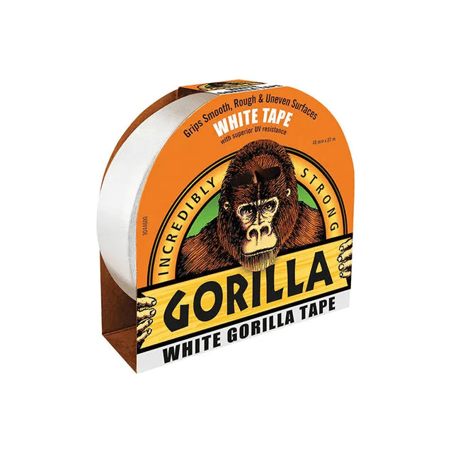 Gorilla Tape White 48mm X 27m - MASKING TP/CONTACT/DC FLR - Beattys of Loughrea