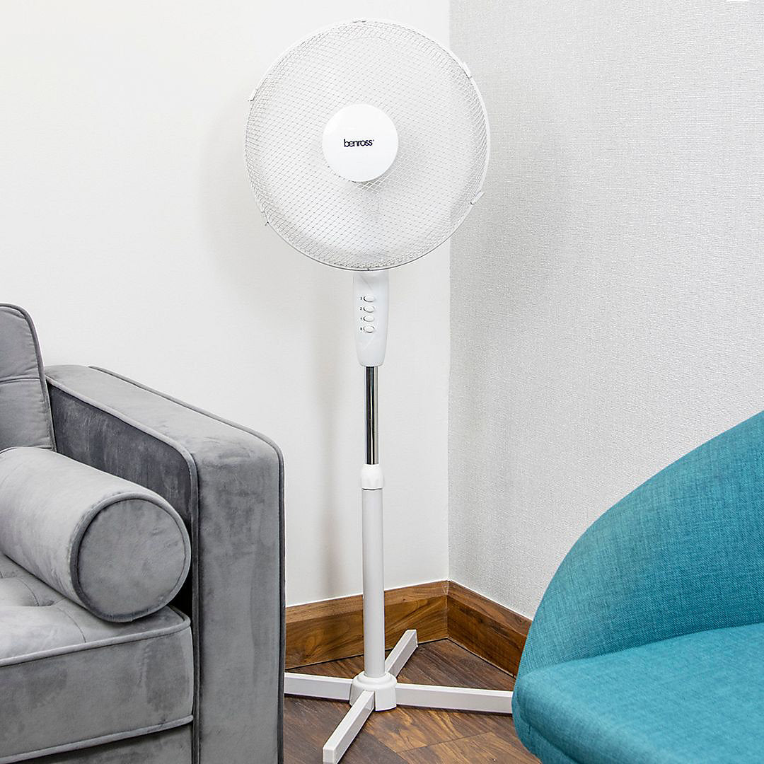 Benross 16" Stand Pedestal Fan - FANS - Beattys of Loughrea
