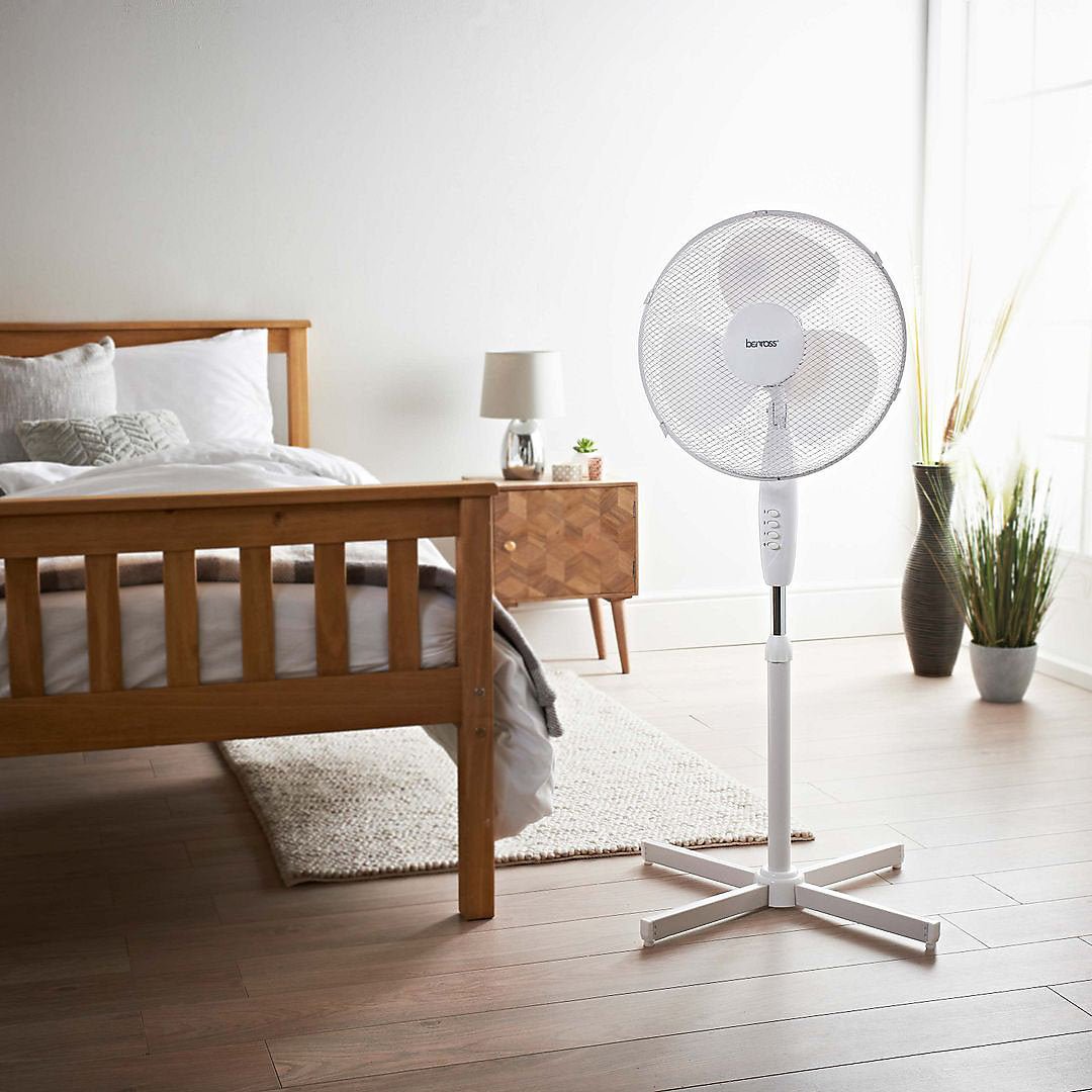 Benross 16" Stand Pedestal Fan - FANS - Beattys of Loughrea