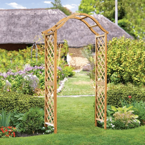 Woodland Garden Arch - GARDEN ORNAMENTS INCL SOLAR - Beattys of Loughrea