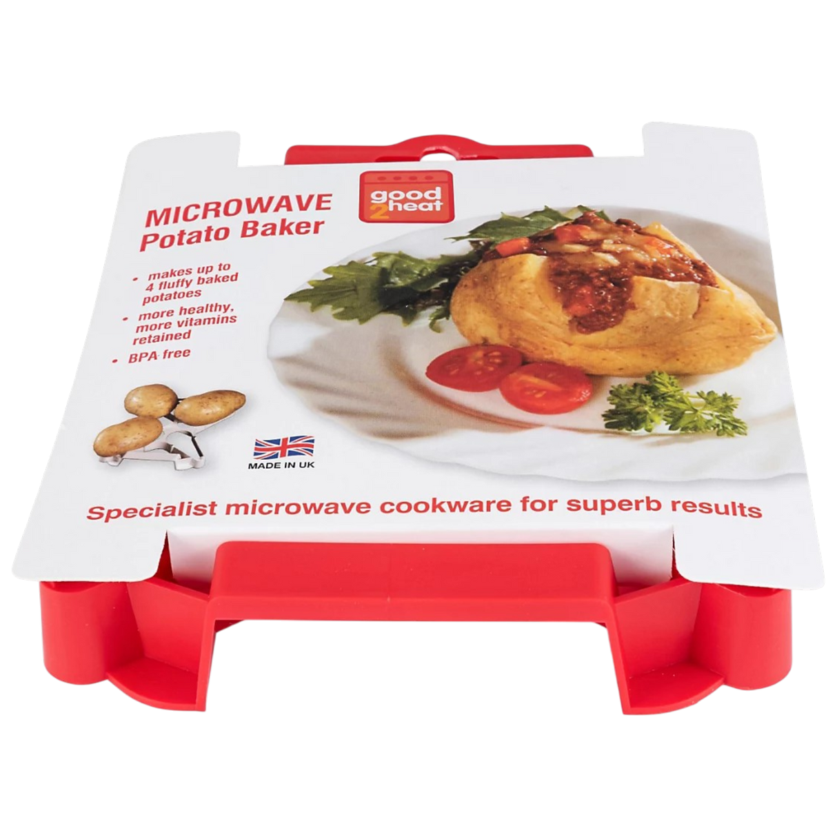 Good2Heat Microwave Cookware BPA Free Potato Baker