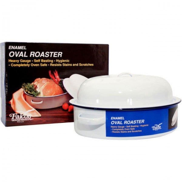 30cm Oval Enamel Roaster – Falcon - GENERAL COOKWARE - Beattys of Loughrea