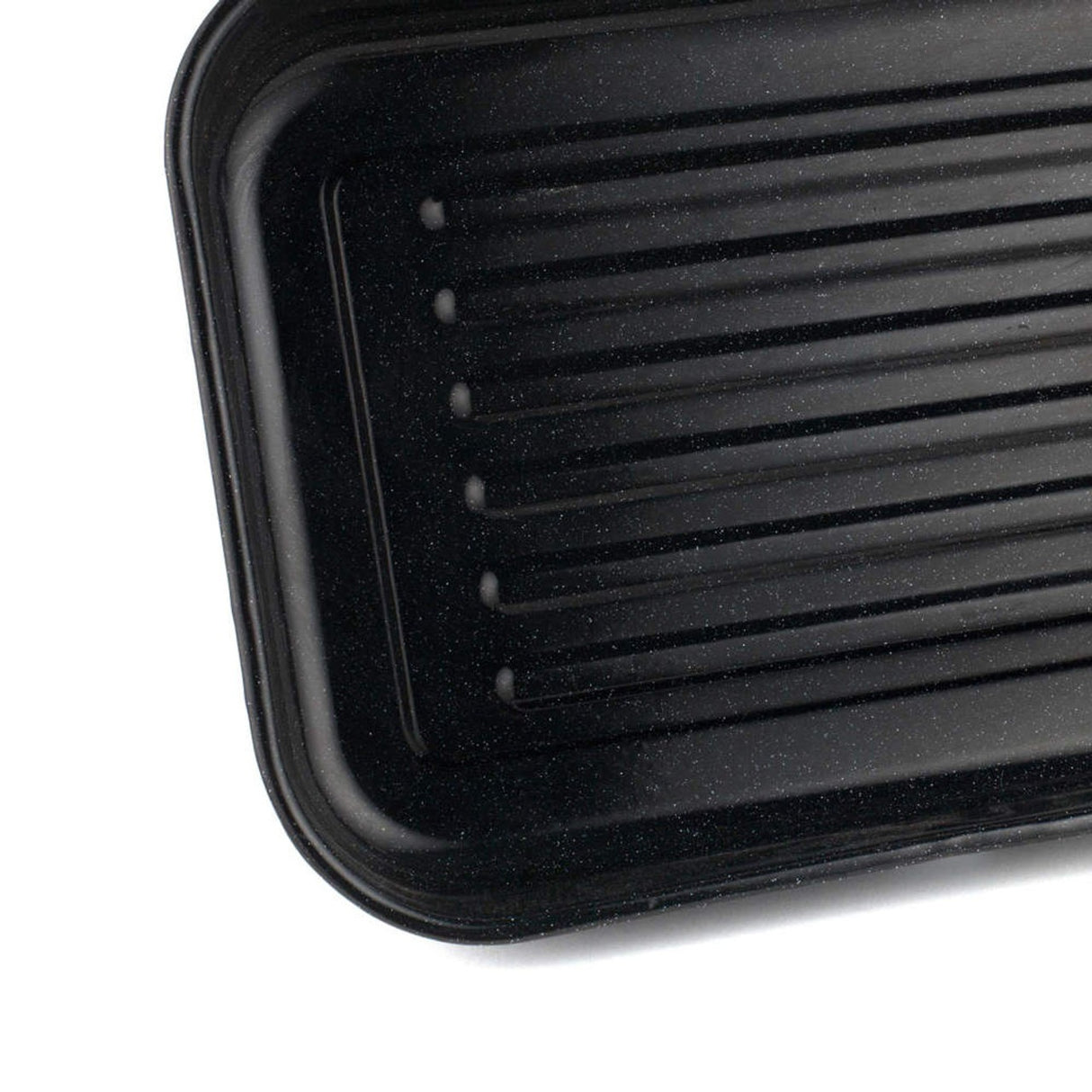 Russell Hobbs Romano Vitreous Enamel Deep Roaster 42 cm Black - GENERAL COOKWARE - Beattys of Loughrea