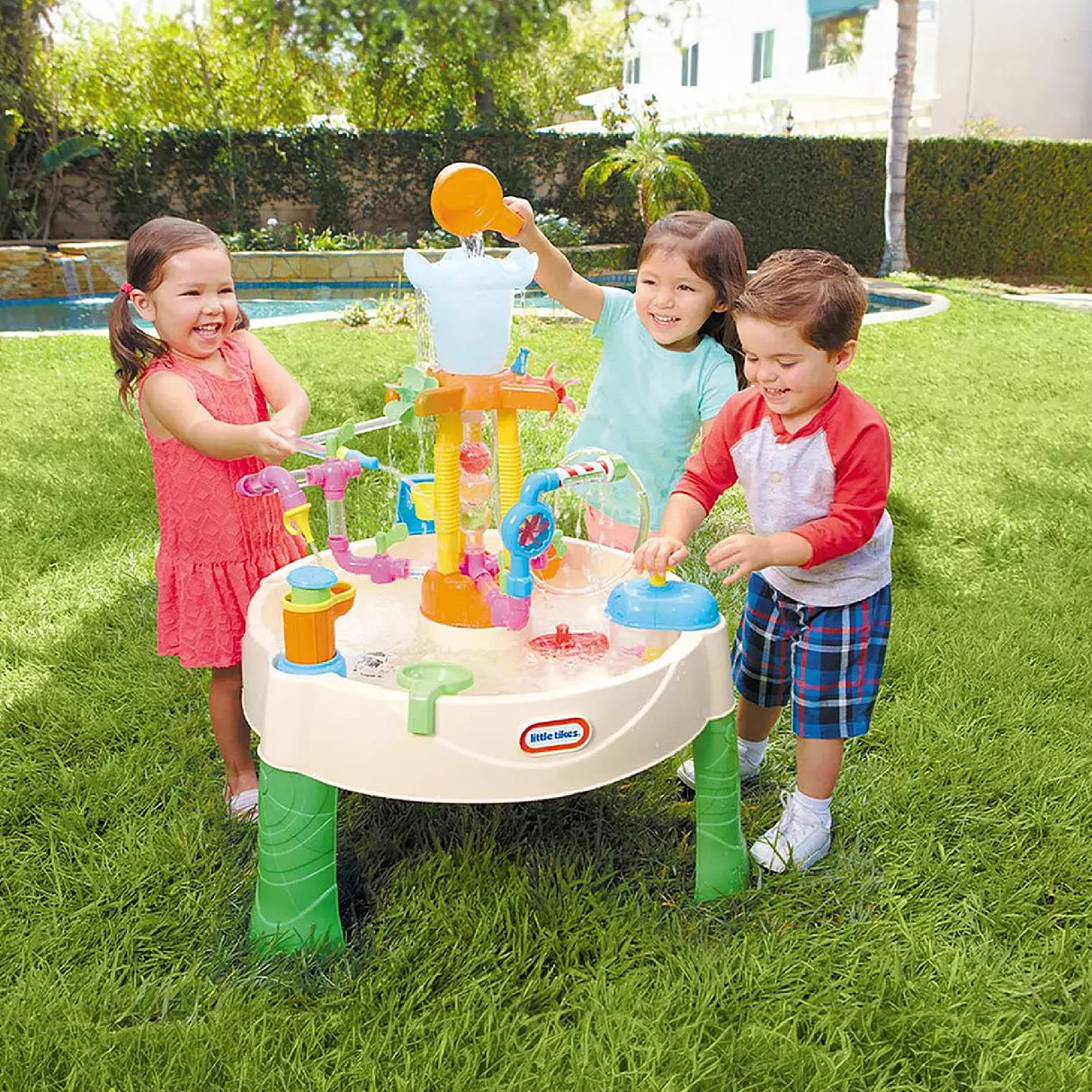 Little Tikes Fountain Factory Water Table - SWINGS/SLIDE OUTDOOR GAMES - Beattys of Loughrea