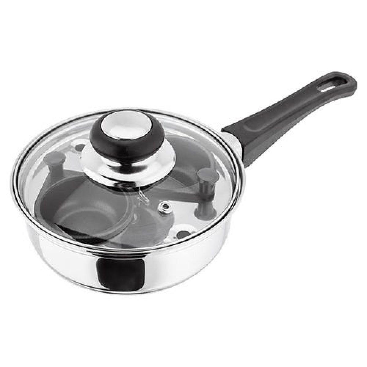 Judge Stainless Steel 16cm 2 Cup Egg Poacher