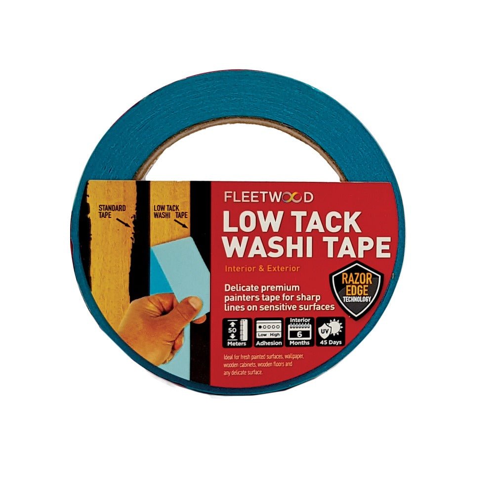 Fleetwood Washi Masking Tape 25mm - MASKING TP/CONTACT/DC FLR - Beattys of Loughrea