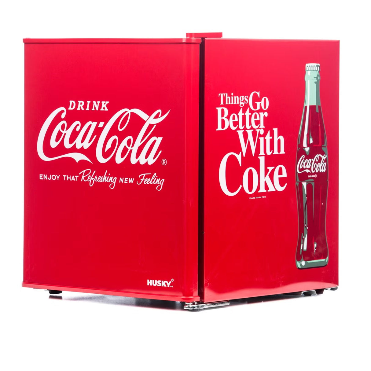 Husky 43 Litre Coca Cola Mini Fridge/Drinks Cooler - FRIDGE PORTABLE/ CAMPING - Beattys of Loughrea