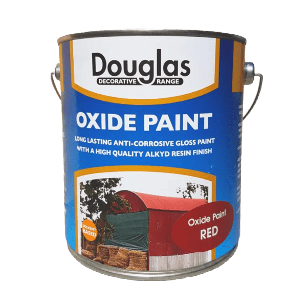 Douglas Oxide Paint Red 2.5L - METAL PAINTS - Beattys of Loughrea