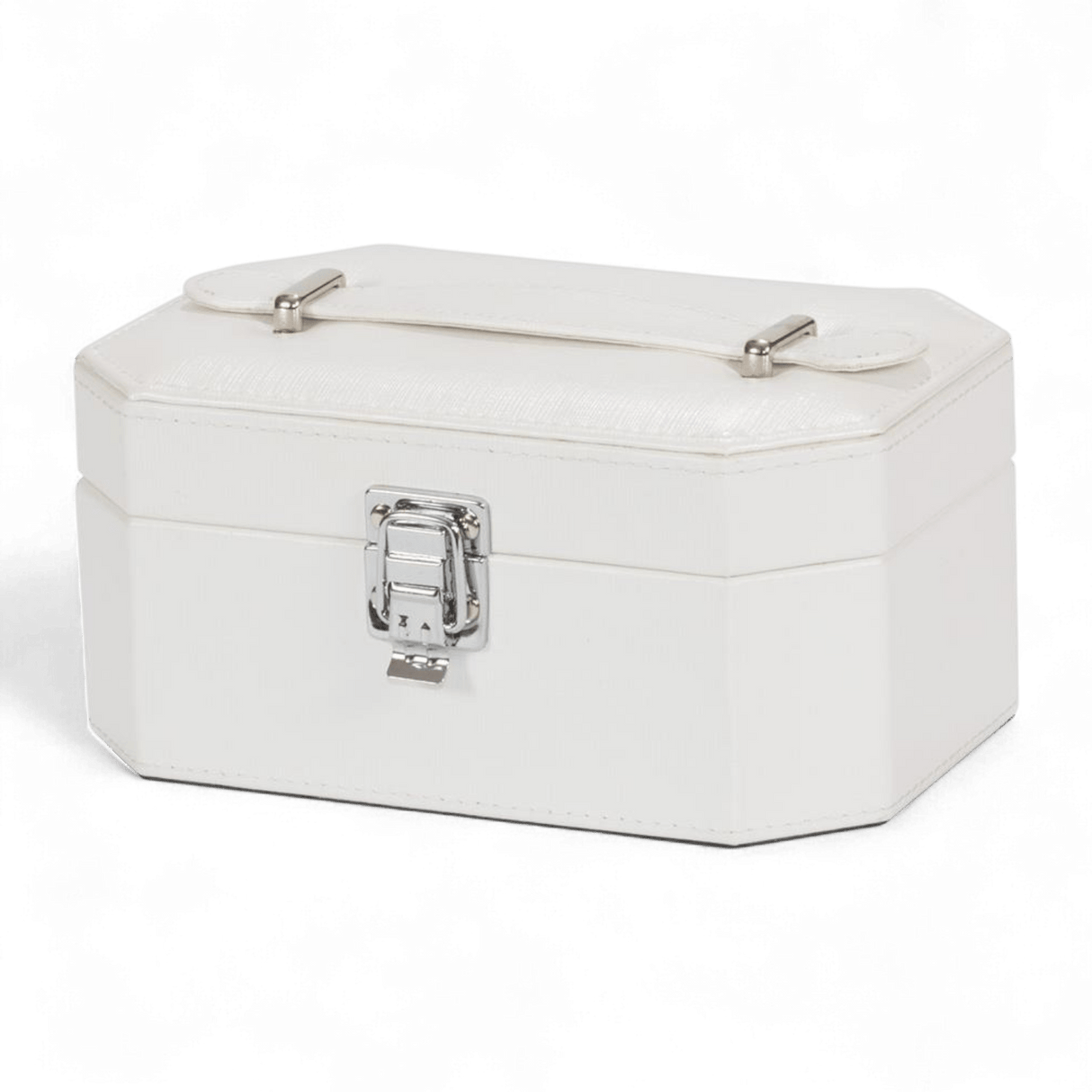 Julia Metallic Sheen Jewellery Box – Light Ivory - JEWELLERY HOLDER - Beattys of Loughrea