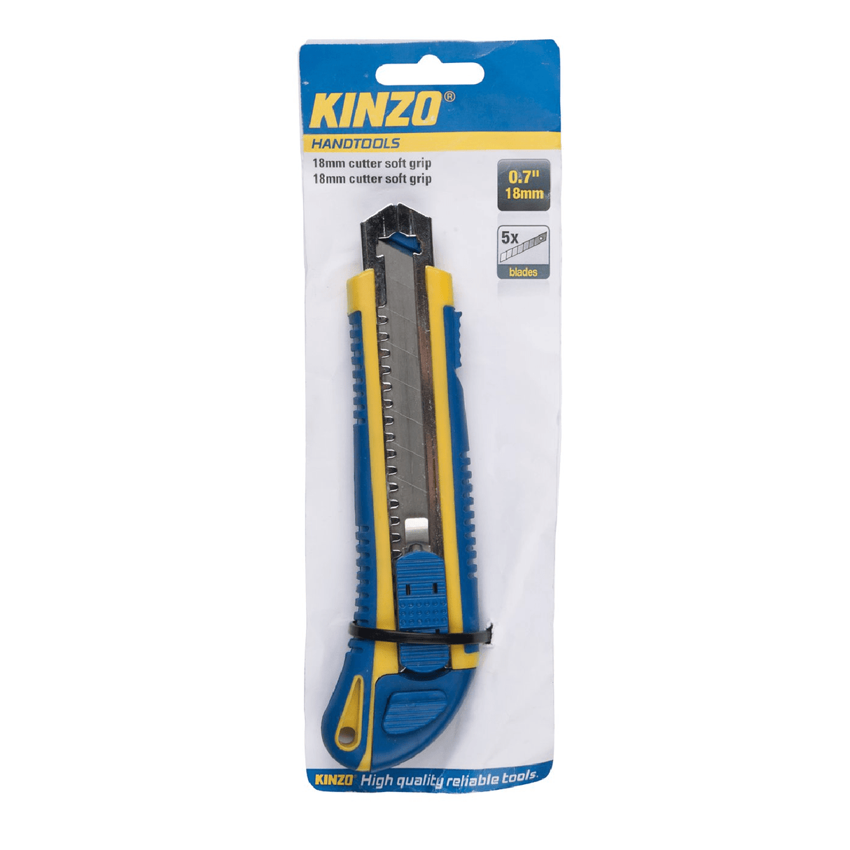 KINZO Cutter Soft Grip 18mm - KNIVES / PENKNIFES - Beattys of Loughrea