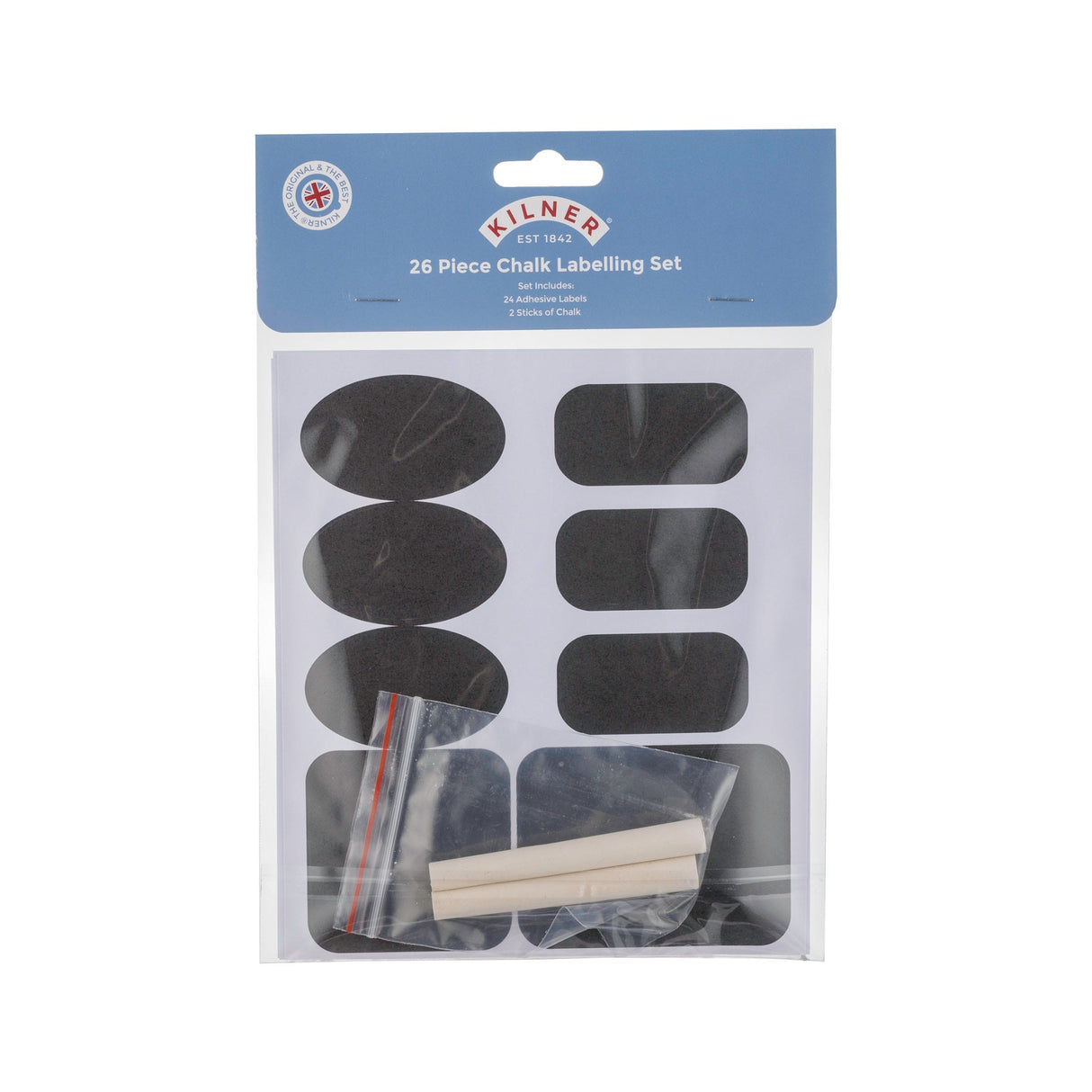 Kilner 26 Piece Chalk Labelling Set - RAYWARE - Beattys of Loughrea
