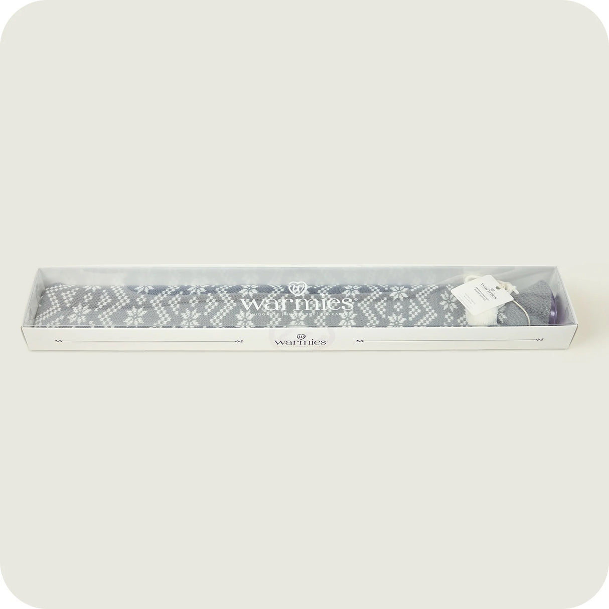 Warmies Long Hot Water Bottle Grey Nordic - H/H - HOT WATER BOTTLE - Beattys of Loughrea