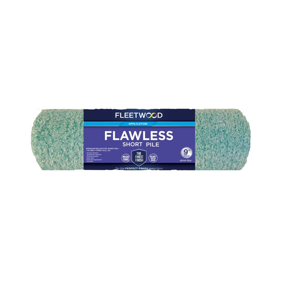 Fleetwood 9" Flawless Microfibre Short Roller Sleeve - ROLLERS/SLEEVES - Beattys of Loughrea