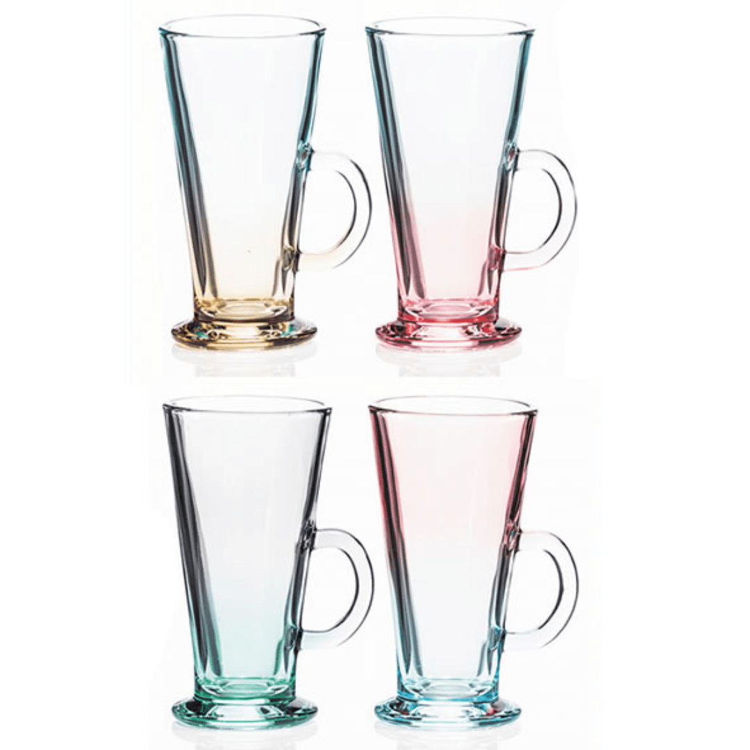 Newgrange Living Two Tone Lustre Latte Set of 4 - DRINKING GLASSES - Beattys of Loughrea