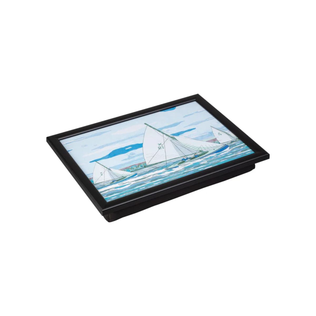 Denby Sailing Laptray with Black Edge