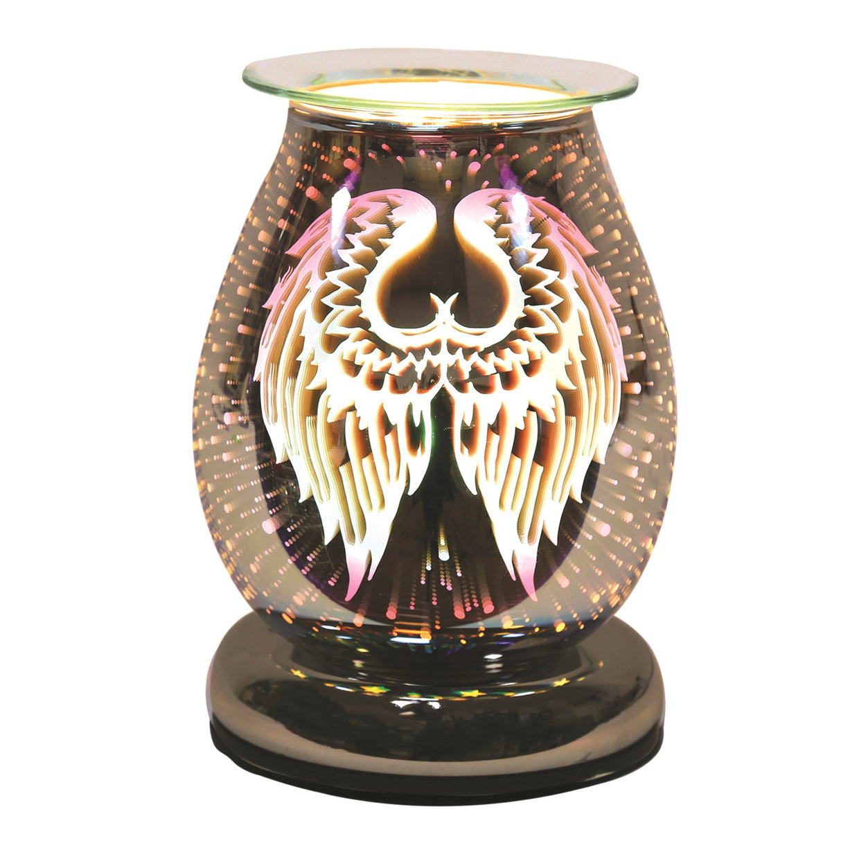 Electric Wax Melter Touch - 3D Angel Wings Oval - Beattys of Loughrea | www.beattys.ie