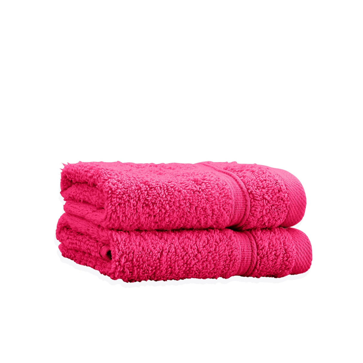 Catherine Lansfield Zero Twist Pink Face Cloth Pair - TOWELS FACECLOTHS - Beattys of Loughrea