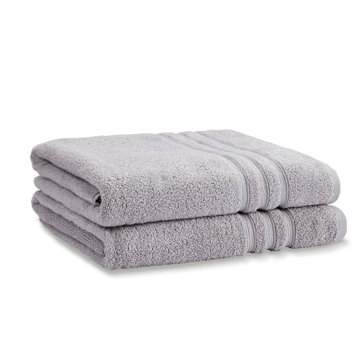 Catherine Lansfield Zero Twist Silver Hand Towel - TOWELS FACECLOTHS - Beattys of Loughrea