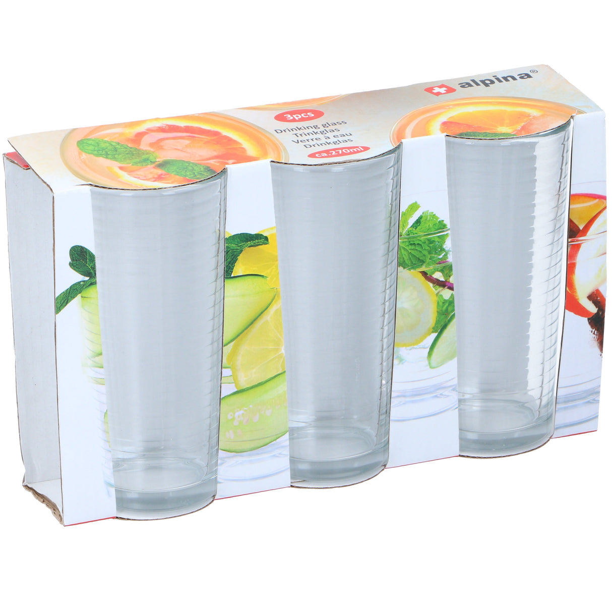ALPINA Drink glasses 270ml 3pcs