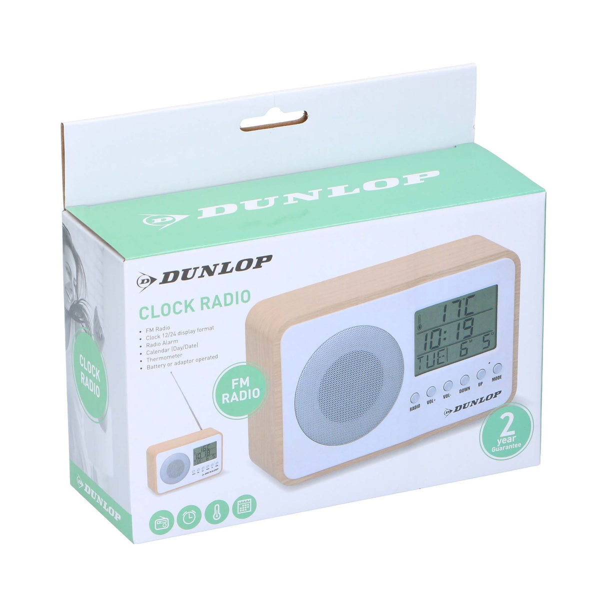 Dunlop Clock Radio - CLOCK RADIO / DIGITAL CLOCKS - Beattys of Loughrea