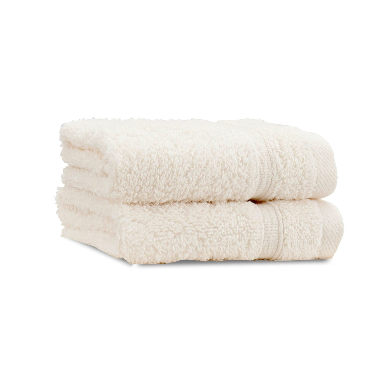 Catherine Lansfield Zero Twist Cream Face Cloth Pair - TOWELS FACECLOTHS - Beattys of Loughrea