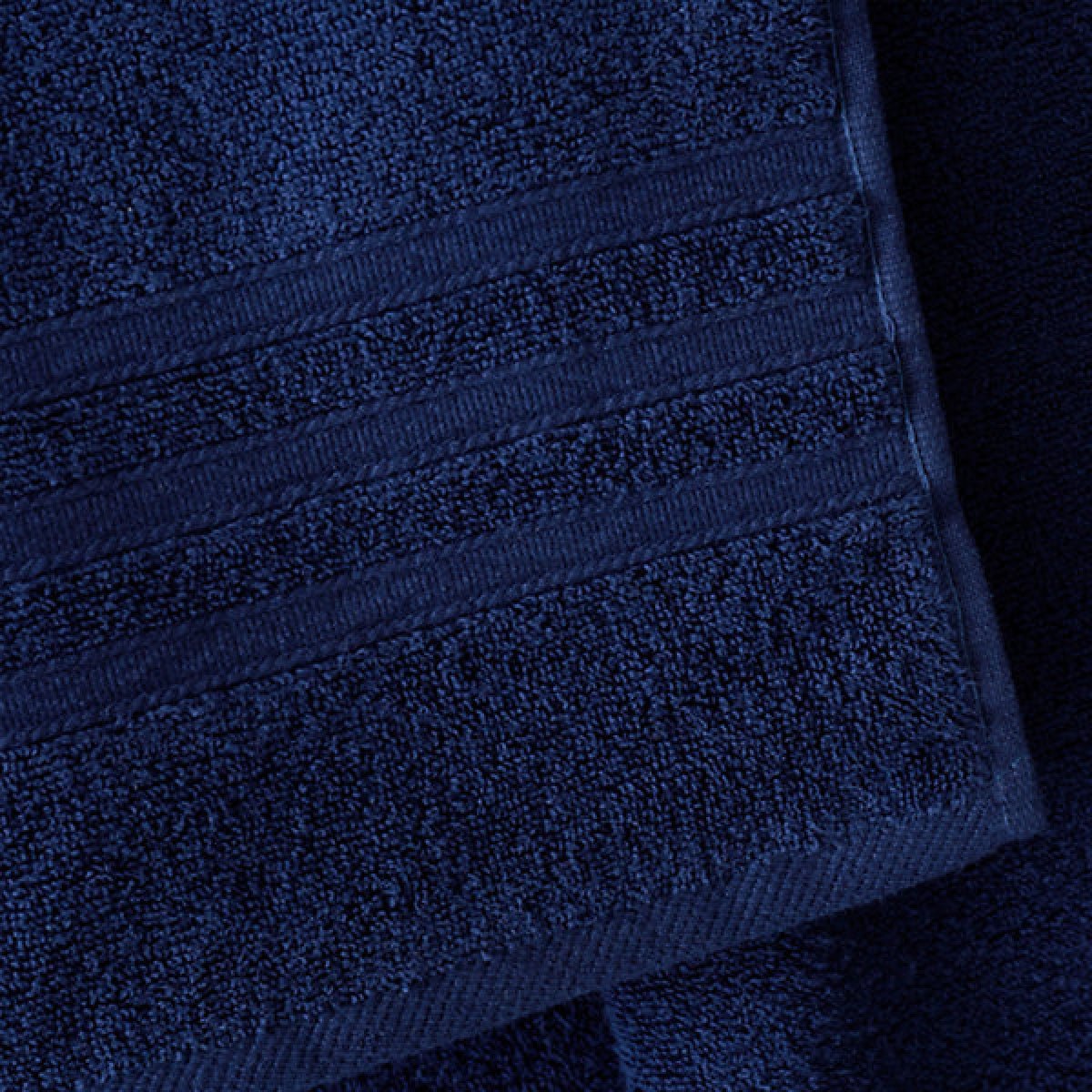 Catherine Lansfield Zero Twist Cotton Hand Towel Navy Blue - TOWELS FACECLOTHS - Beattys of Loughrea