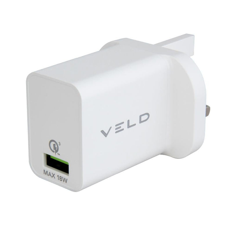 Veld Super Fast 18W Wall Charger Usb A 3.0 | Vh18aw - USB PC ACCESSORIES - Beattys of Loughrea