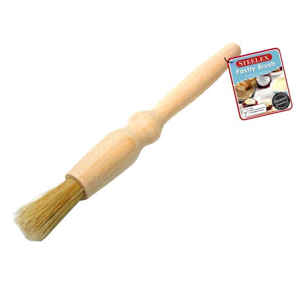 Steelex Wood Pastry Brush - KITCHEN HAND TOOLS - Beattys of Loughrea