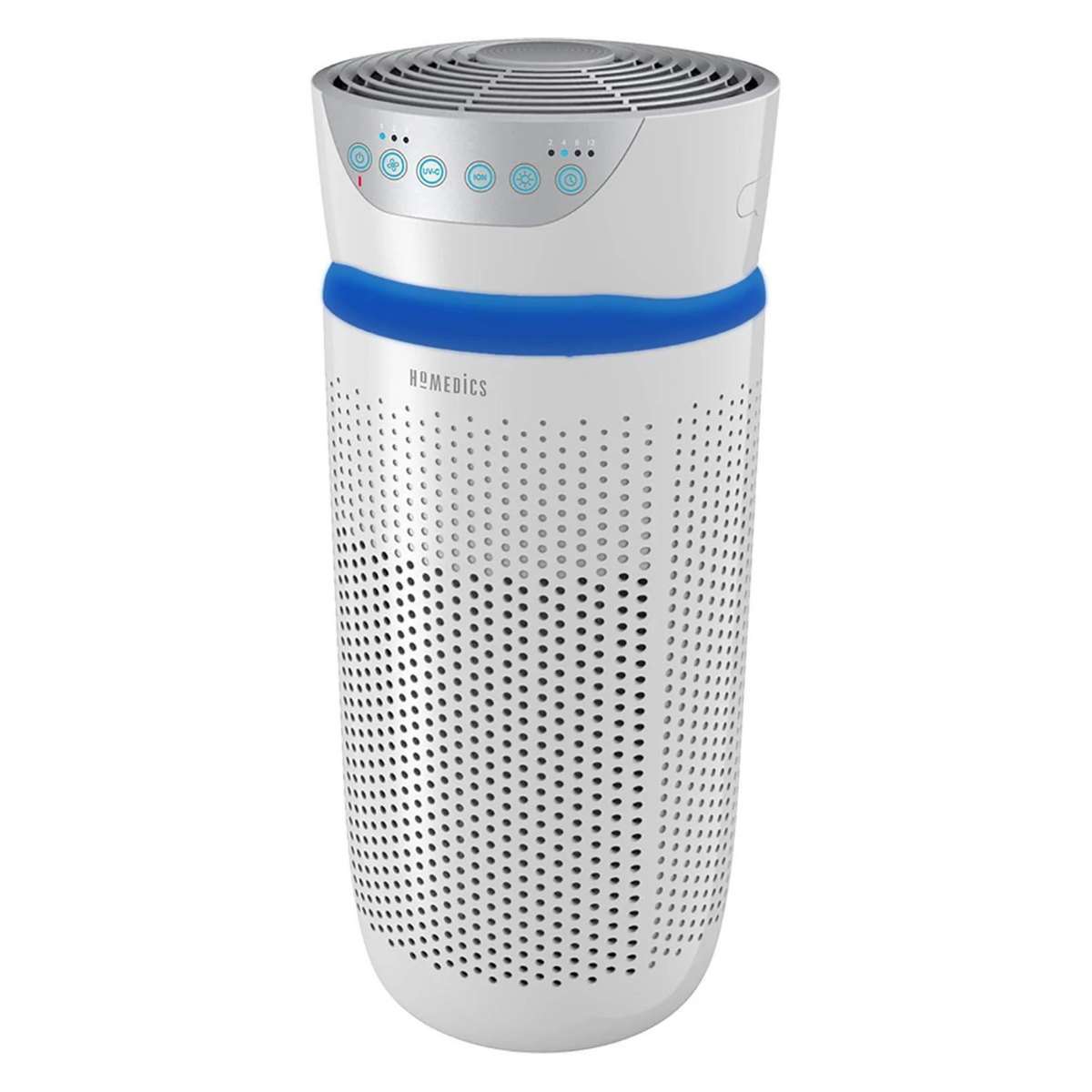 HoMedics TotalClean 5-in-1 Tower Air Purifier with UV-C, Medium