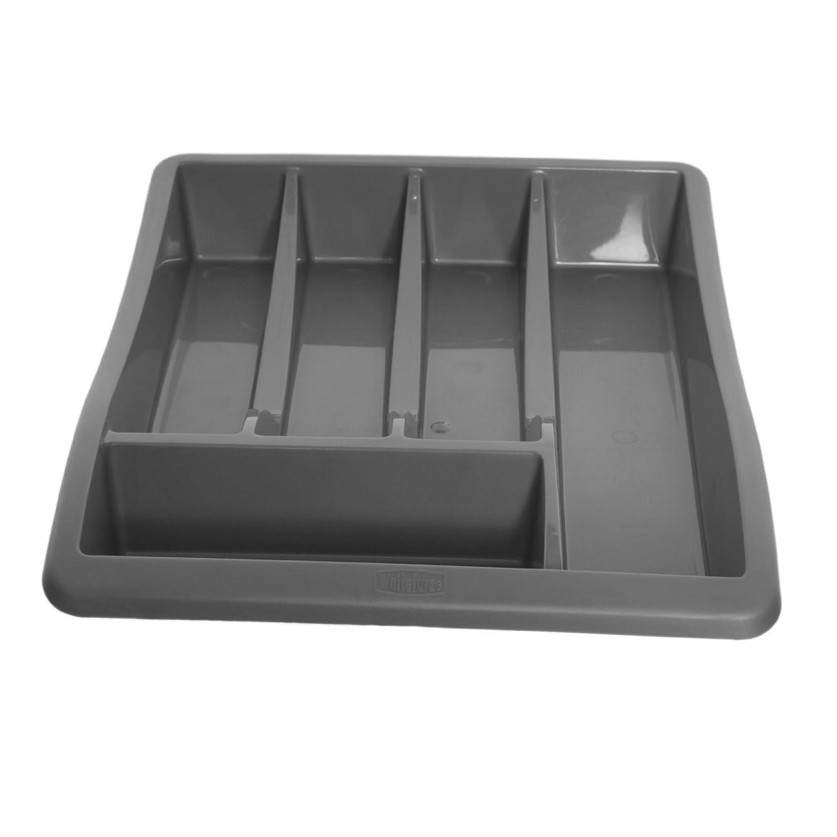 Whitefurze Cutlery Tray Plastic Grey