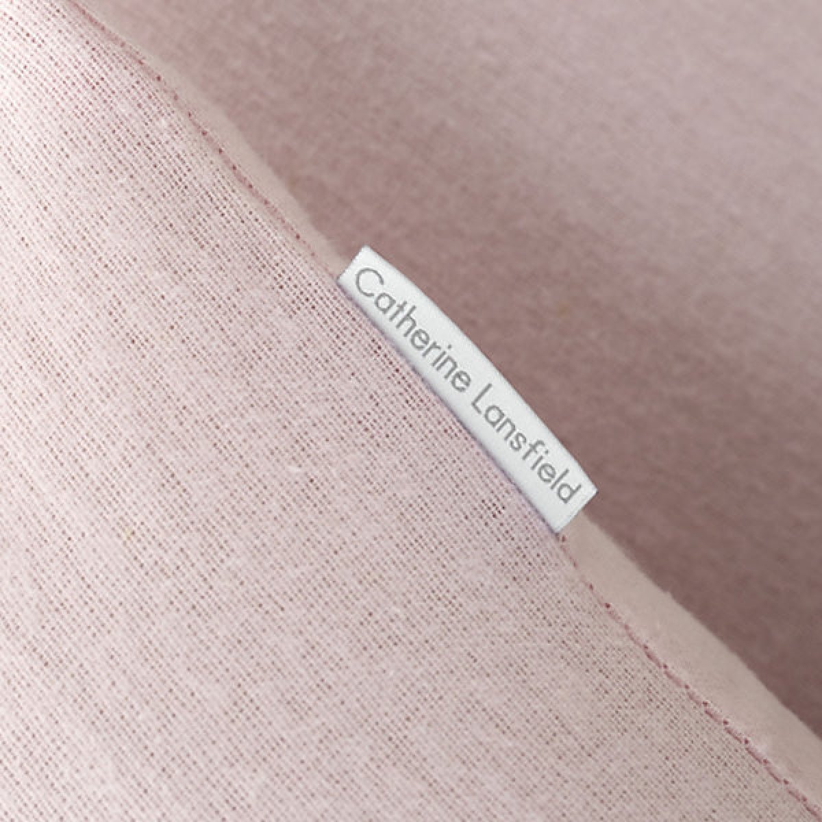 Catherine Lansfield Bedding 145 GM Brushed Cotton Single Duvet Cover Set with Pillowcases Pink - DUVET COVERS - Beattys of Loughrea