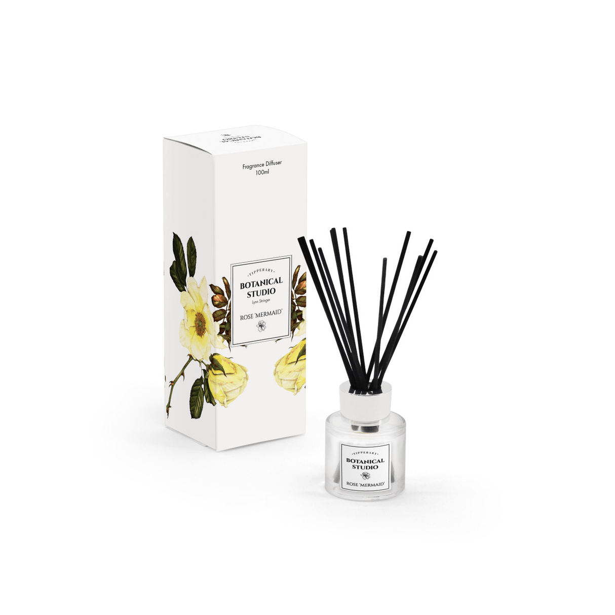 TIPPERARY CRYSTAL Botanical Studio Diffuser - Mermaid Rose - Beattys of Loughrea | www.beattys.ie