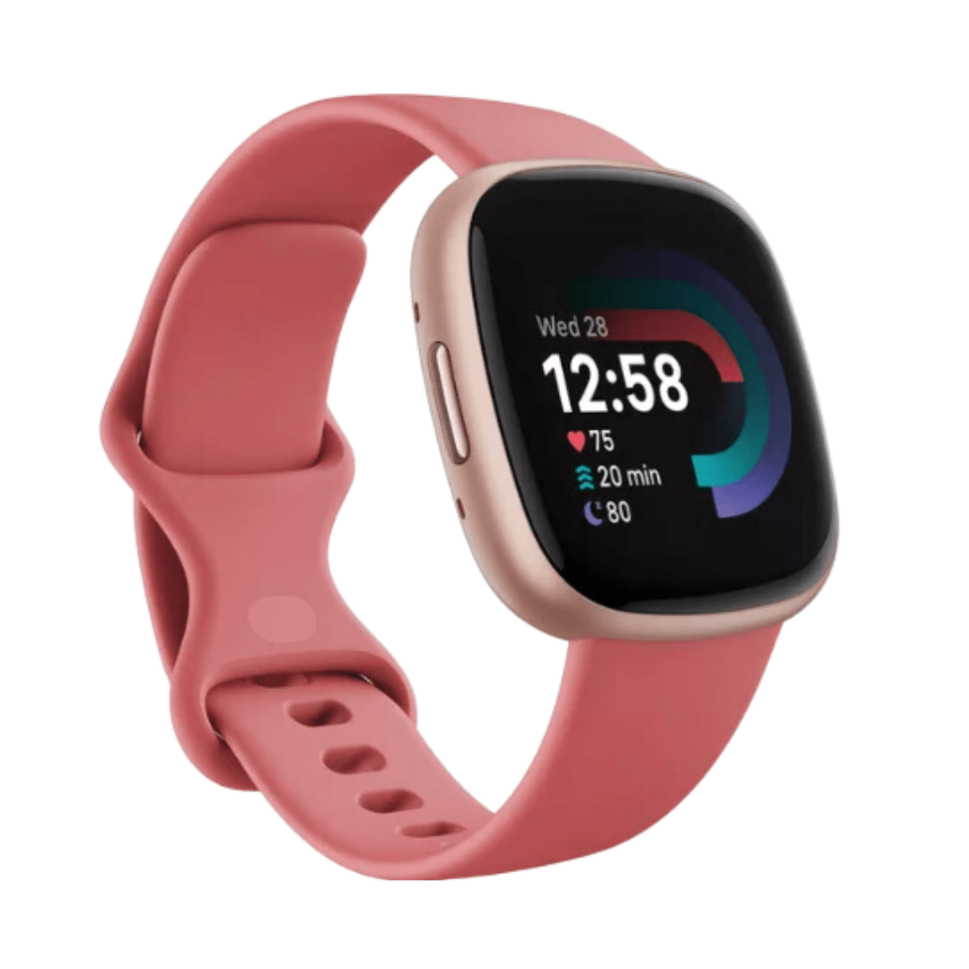 Fitbit Versa 4 Smart Watch - Pink Sand/Copper Rose - SMARTWATCH, FITBIT - Beattys of Loughrea