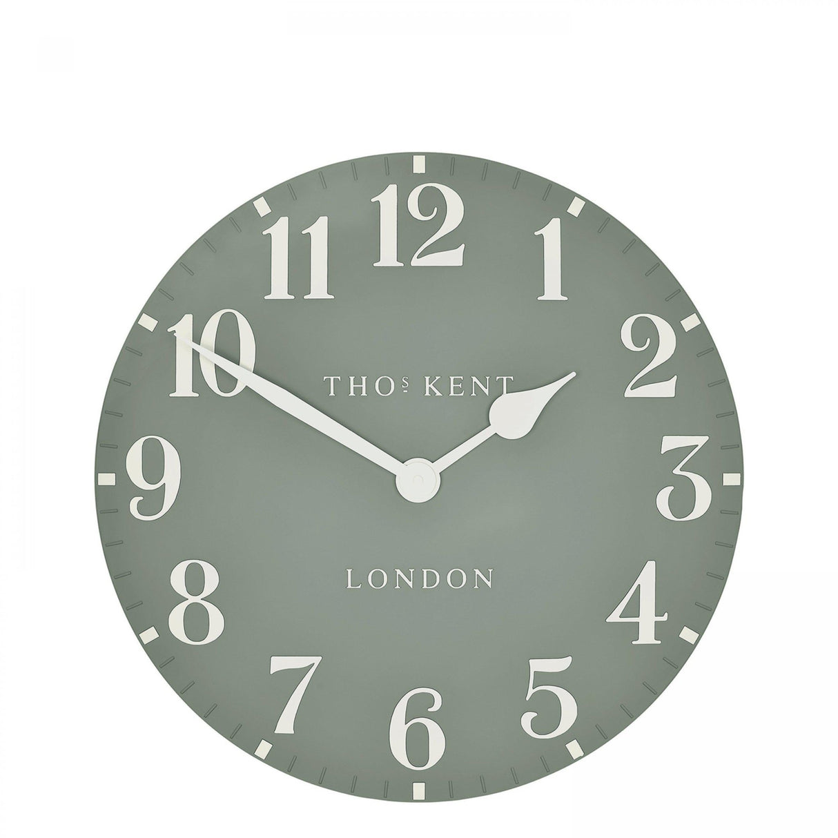 Thomas Kent 12" Arabic Wall Clock Seagrass - CLOCKS - Beattys of Loughrea