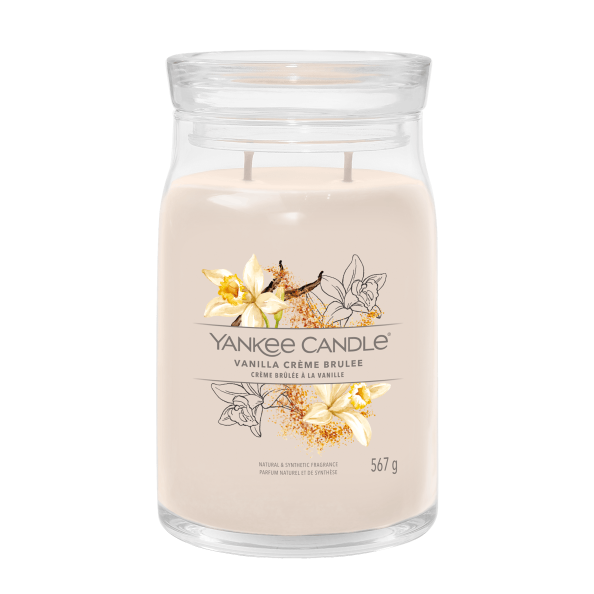 Vanilla Crème Brûlée Signature Large Jar Yankee Candle 567g - CANDLES - Beattys of Loughrea