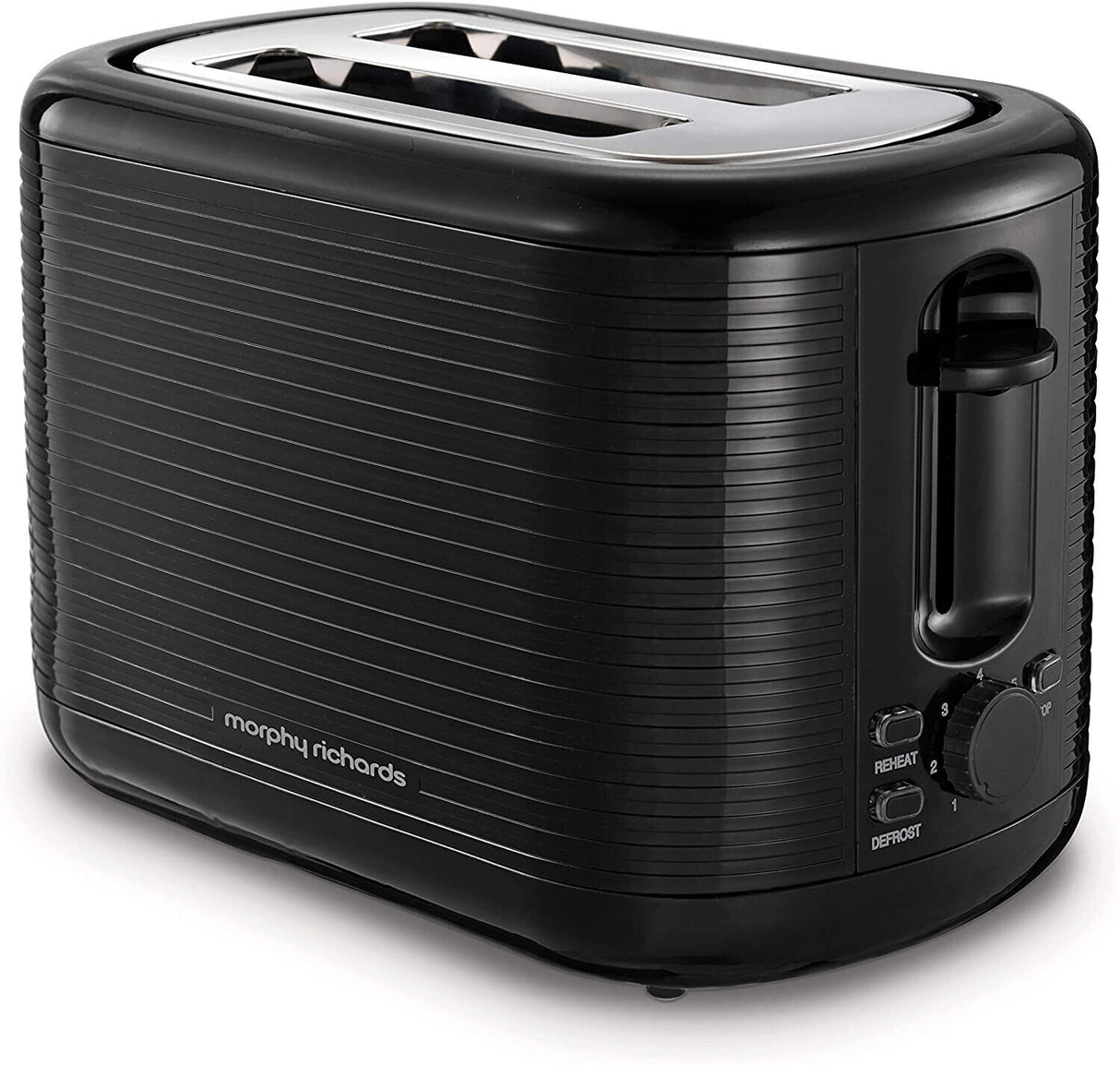 Russell Hobbs 2 Slice Groove Toaster - Black (26390) - TOASTERS - Beattys of Loughrea