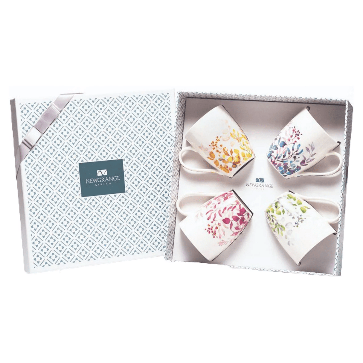 Newgrange Living Floral Bone China Mugs Set of 4 - MUG SETS - Beattys of Loughrea