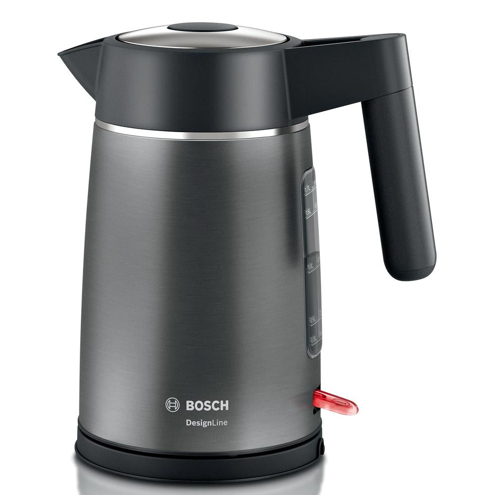 Bosch 1.7L Designline Graphite Kettle Series 6 - TWK5P475GB - KETTLES - Beattys of Loughrea