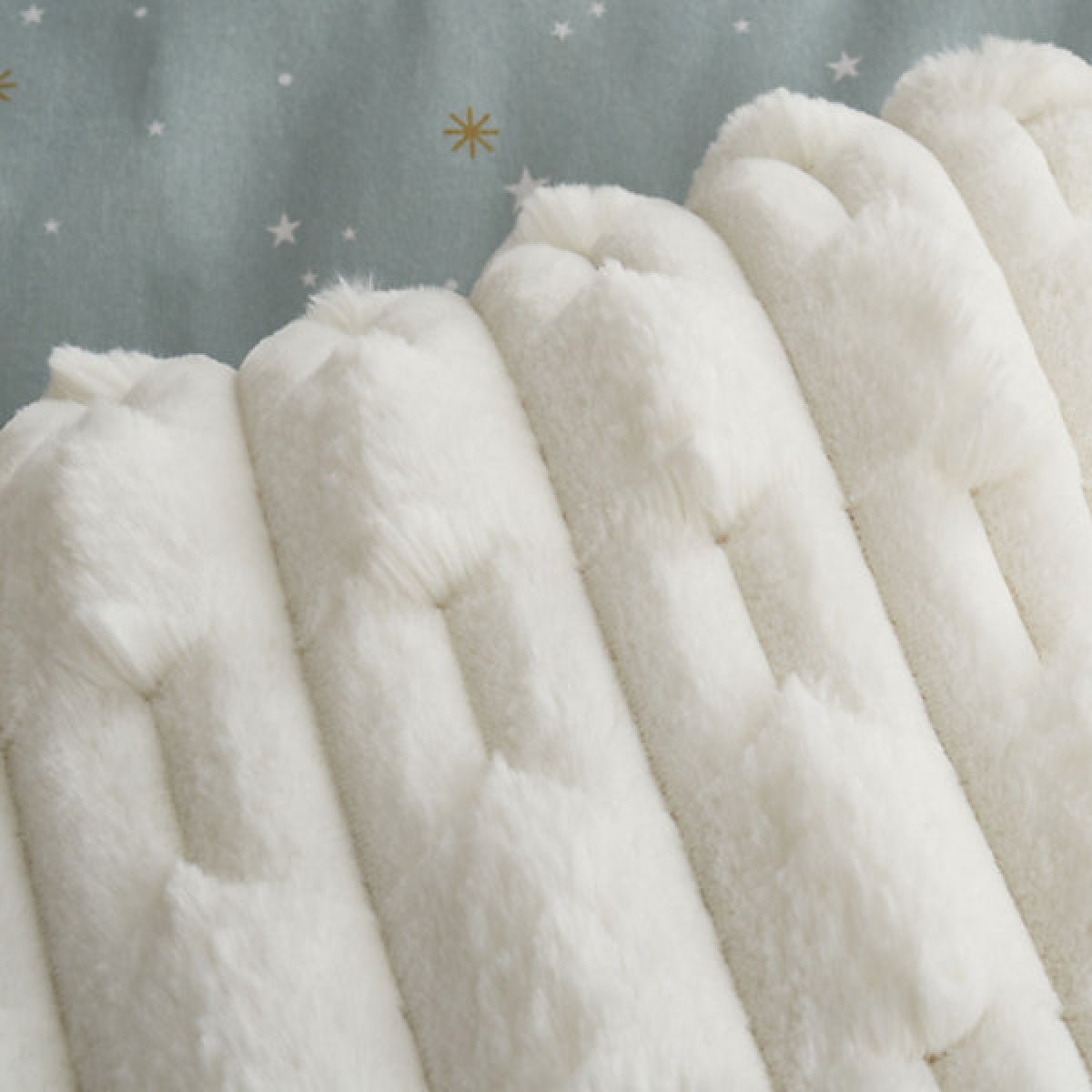 Bianca Carved Faux Fur Blanket Throw Cream - THROWS/BLANKETS - Beattys of Loughrea