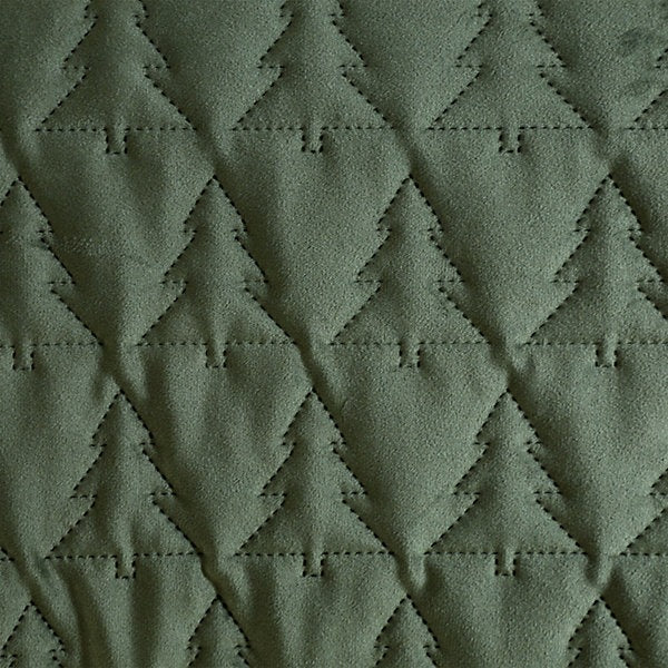 Catherine Lansfield Bedding Cosy Soft Christmas Tree Green Duvet Cover Set - Super King